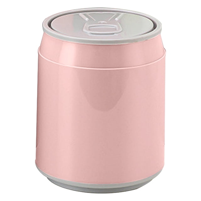 pdqouc Mini Countertop Trash Can with Press Type Lid, Small Wastebasket and Trash Can Dispenser for Coffee Table, Bathroom Vanity, Office Desk, and Bedside, Compact Bin
