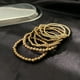 thumbnail image 4 of Pulsera de estilo sencillo con perlas de imitación y costura de cuentas redondas geométricas de estilo frío para mujer, 4 of 5