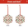 thumbnail image 2 of Pofeuu Rose Flowers Print Christmas Decorations Christmas Ornaments Round Acrylic Flat Hanging Pendant Xmas Hanging Decoration-Hexagon, 2 of 7