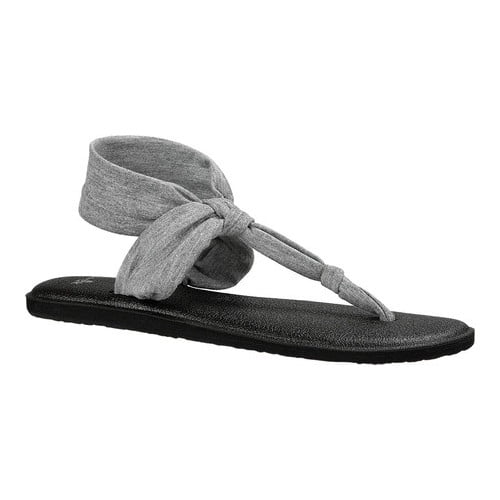 Women's Yoga Sling Ella Grey Sandal - 6M 