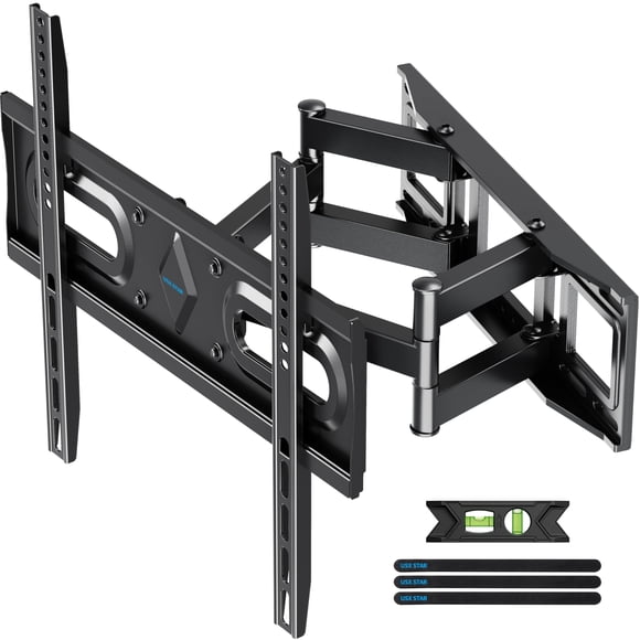 USX STAR UL Listed Full Motion TV Wall Mount Bracket for Most 32-70 inch TVs, Swivel Extend Tilting TV Mount, Max VESA 400x400mm, Holds up to 110 lbs