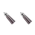 thumbnail image 1 of Llavero Encantos Creativo Cateissary 28 Piezas Borla Gris Claro, 1 of 6