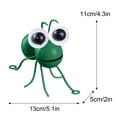 thumbnail image 2 of Wrought Iron Big-Eyed Ant Indoor Home Decor. Colorful Metal Ant Ornaments Are Durable and Weather-Resistant, Adding a Natural Touch. Suitable for Gardens and Patios（Green）, 2 of 5