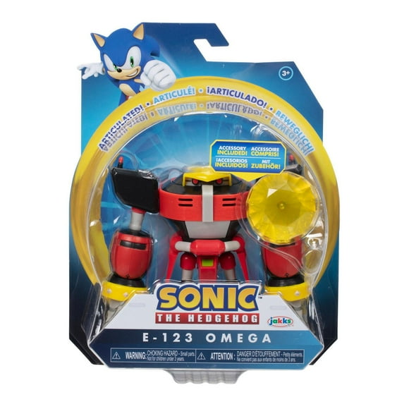 Sonic 4" Figure - E-123 Omega with Yellow Chaos Emerald