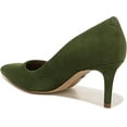thumbnail image 5 of Sam Edelman Vienna Dried Thyme Slip On Pointed Toe Kitten Heel Pumps Shoes (Dried Thyme, 9), 5 of 5