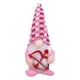 thumbnail image 1 of Figura de gnomo de San Valentín | Decoración de corazón de Cupido con arco y flecha | Enano sin rostro con sombrero rosa para una decoración romántica en estanterías, repisas o escritorios., 1 of 6