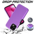 thumbnail image 5 of TJS for T-Mobile REVVL 8 Pro Phone Case, Slim Dual Layer Hybrid Shockproof Rugged Phone Cover (Purple), 5 of 6