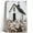 Rustic Country Church and Cotton, variant on Rustic Country Church and Cotton Field Canvas Wall Art, Vintage Farmhouse Chapel Painting Print, Framed Religious Wall Decor for Living Room & Bedroom, Christian Home Gift 8*12inch(20*30cm)