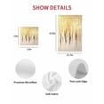 thumbnail image 6 of Abstract Gold Dish Towels Set, Waffle Weave Kitchen Towels 4 Pieces, Modern Brush Luxury Strokes Artwork Microfiber Hair Face Bath Tea Towel Absorbent Quick Drying Cleaning Dish Cloths 12"x12", 6 of 7