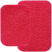 Mainstays 2 Piece Bath Rug Set Fearless Red