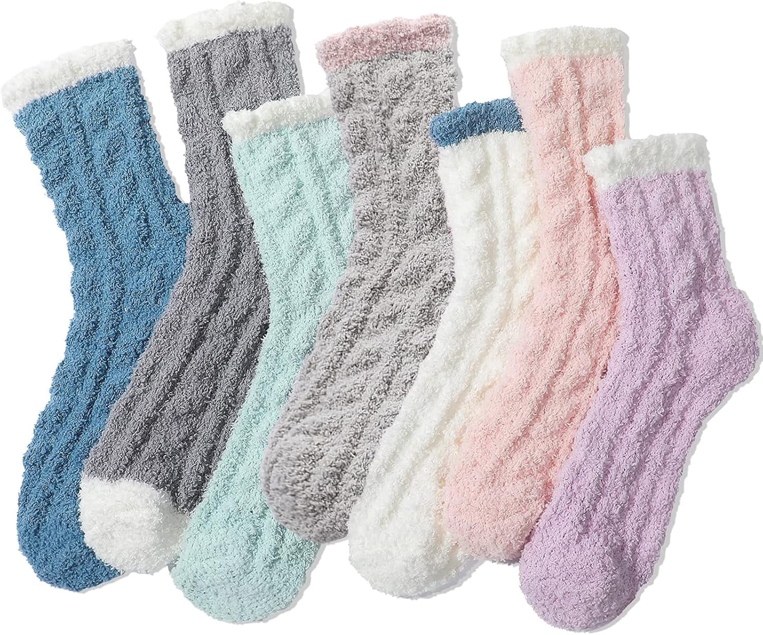 Jacques Moret Women's Fuzzy Babba Socks - Soft Plush Lining, Fun Prints, Size S/M - View #3