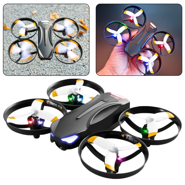 2.4ghz 4 canales Mini Drone 6 ejes giroscopio Rc Drone con luces LED de colores Ndcxsfigh libre de BPA