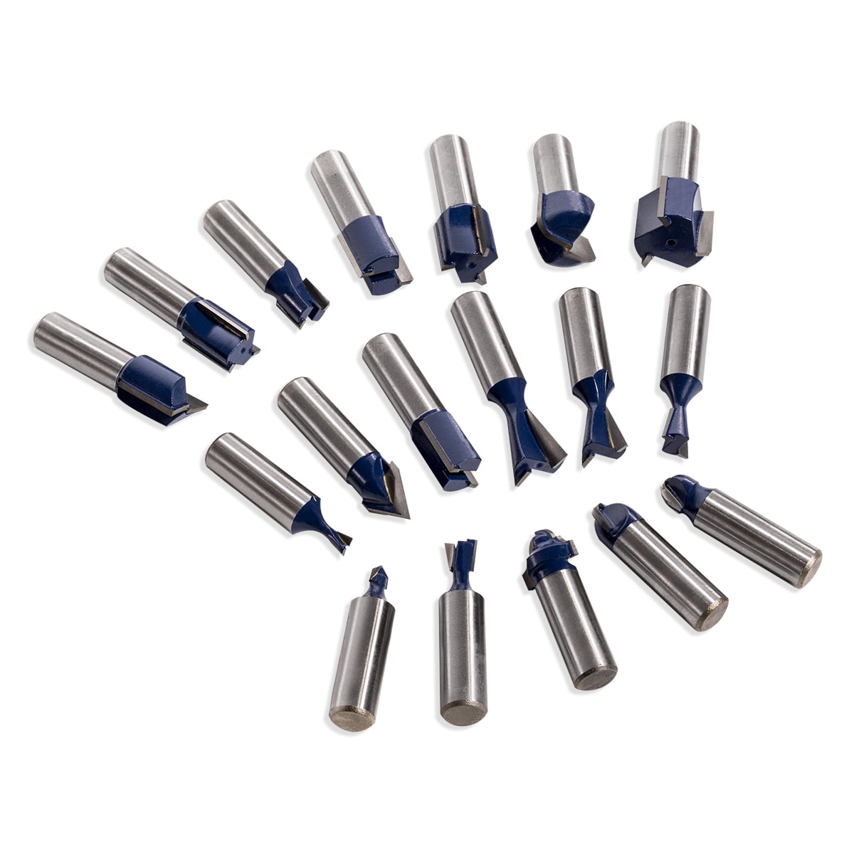 STARK USA Router Bit Set 80 Piece Tungsten Carbide 1/2 inch Shank Set Tool Carbon Steel Woodworking
