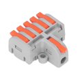 thumbnail image 2 of 15Pcs Terminal Block Wire Connector Nylon Fast Wiring Compact Push in Conductor DF‑15, 2 of 4