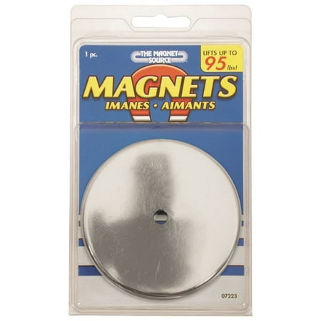 Master Magnetics 07223 Heavy Duty Round Base Magnet, 95 lb, Ceramic