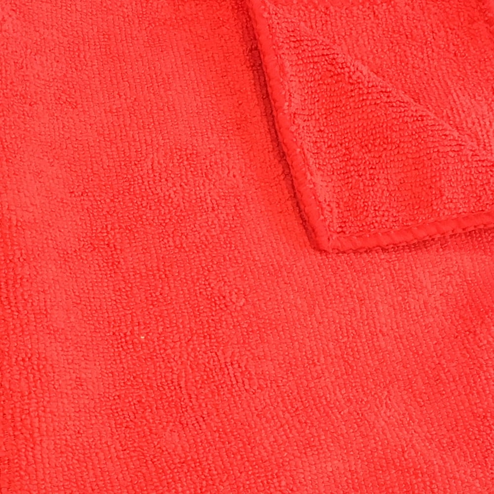 Arkwright Microfiber Cleaning Cloths (Bulk Case of 240) , 12x12 in., Multi-Purpose, Red