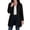 Black, variant on Winter Jackets for Women Stand Collar Mid Length Lightweight Quilted Puffer Coat Full Zip Jacket, Red S-2XL