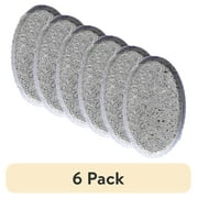 (6 pack) Equate Pumice Stone with Grip Handle for Travel, Color May Vary