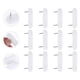 thumbnail image 3 of 100 protectores de suelo para patas de muebles, color blanco, 3 of 7