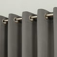 thumbnail image 2 of Sun Zero Madison Room-Darkening Grommet Curtain Panel, 54"X108", Steel, 2 of 6