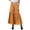 Gamboge Yellow, variant on Women's Elastic Waist Sharara Pants Cotton Loose Solid Color High Waist Dance Bottom