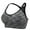 Gray, variant on Women Yoga Bras Fitness Stretch Workout Tank Top Seamless Vest Sports Bra with Adjustable Shoulder Straps