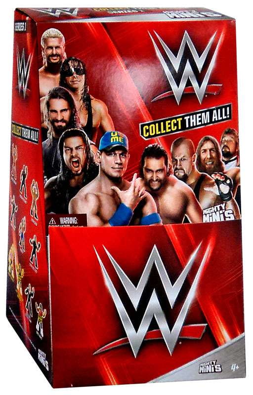 LOT DE 6 WWE Mattel Wrestling Mighty Mini Blind Packs-non ouvert-Free Ship 