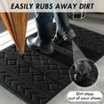 SIXHOME Doormats Non Slip 17" x 30" Boho Indoor Outdoor Rugs Rubber