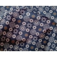 thumbnail image 5 of oneOone Silk Tabby Navy Blue Fabric Block Sewing Craft Projects Fabric Prints By Yard 42 Inch Wide, 5 of 5