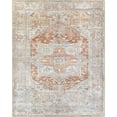 thumbnail image 3 of Mark&Day Washable Rugs, 8x10 Oak Forest Traditional Burnt Orange Area Rug, Orange Beige Carpet for Living Room, Bedroom or Kitchen (7'6" x 9'6", Machine Washable), 3 of 13