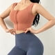 thumbnail image 4 of deportivo con cierre frontal con cremallera deportivo sin aros acolchado Racerback Entrenamiento Gimnasio Yoga es para - XL naranja BLESIY Sujetadores deportivos para mujer, 4 of 8