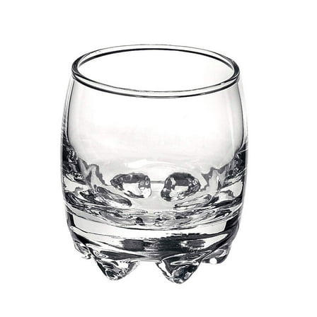 Bormioli Rocco Galassia Shot Glasses ‚Äì Gift Set Of 6 Drinking Shot Cups With Elegant Curved Shape, Heavy Sham & Interlocking Feet ‚Äì Short Shooter Tumblers For Liquors & Spirits (2.25oz)