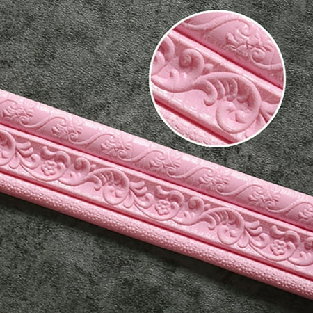 

Tbslaqlo Wall Trim Line Skirting Border 3D Pattern Sticker Decorative Self Adhesive Waterproof Wall Border Strip Foam Molding Trim For Home Baseboard Corner Line Wall Waist Lines Wallpaper(Clearance)