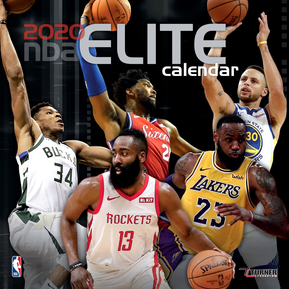 NBA Elite 2020 12x12 Elite Wall Calendar (Other)