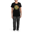 thumbnail image 4 of CafePress - Irish Brigade Women's Dark Pajamas - Women's Short Sleeve Print T-Shirt and Pants Dark Cotton Pajama Set, 4 of 7