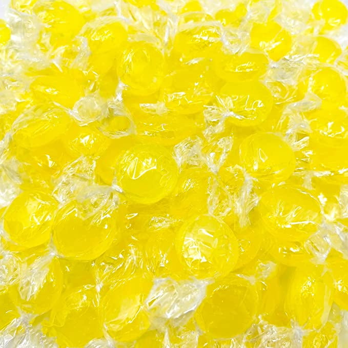 LaetaFood Arcor Sugar-Free Lemon Buttons Hard Candy, Individually ...