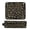 Gold Leopard Pattern, variant on Hair Tool Organizer Bag with Heat Resistant Mat Removable Travel Storage Case for Hot Air Brushes Curling Irons Gold Leopard Pattern