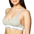 thumbnail image 2 of Calvin Klein Modern Cotton Padded Bralette QF1654 Color: Heather Gray Size: X LARGE, 2 of 4