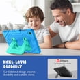 thumbnail image 6 of Fintie Case for Samsung Galaxy Tab A11+ Plus 2025/ A9+ Plus 11 Inch 2023, Fully-Body Rugged Heavy Duty Shockproof Protective Case with Kickstand & Shoulder Strap for Kids, Blue, 6 of 9