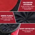 thumbnail image 3 of Wosthever Saco de polvo de magnesia con cordón para escalada, resistente al desgaste y repelente al agua para actividades al aire libre Ropa Deportiva, Zapatos negro rojo, 3 of 6
