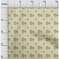 thumbnail image 2 of oneOone Silk Tabby Olive Green Fabric Floral Craft Projects Decor Fabric Printed By The Yard 42 Inch Wide, 2 of 4