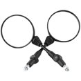 thumbnail image 1 of 2pcs Motorcycle Modified Folding Rearview Mirror Round Side Mirrors For Kawasaki Klx250 Kl250, 1 of 5