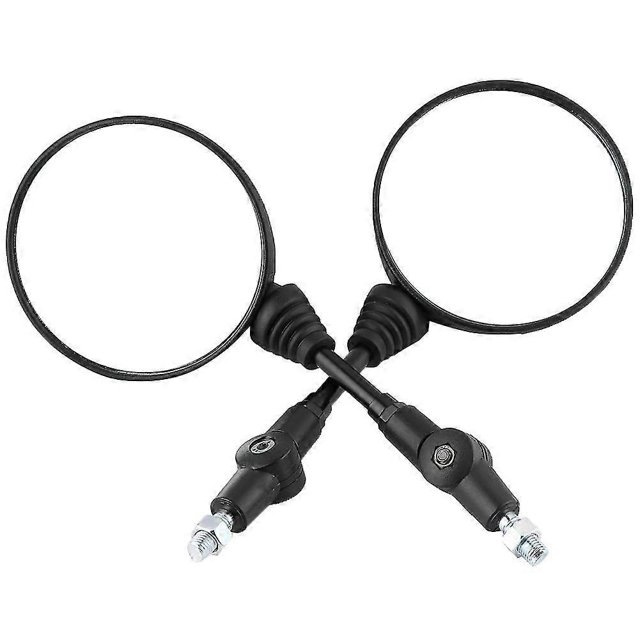 2pcs Motorcycle Modified Folding Rearview Mirror Round Side Mirrors For Kawasaki Klx250 Kl250