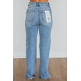 thumbnail image 4 of Risen Adelyn Mid-High Rise Relaxed Straight Jeans – Medium Wash, 4 of 5