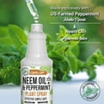 thumbnail image 4 of Neem Oil & Peppermint Plant Nutrient Spray – Natural Leaf Shine for Indoor & Outdoor Use – Plant-Based Formula for Stronger, Healthy Plants - 16 oz, 4 of 5