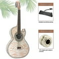 thumbnail image 3 of D'Luca Paracho Bajo Quinto Acoustic-Electric Tiger White, 3 of 5