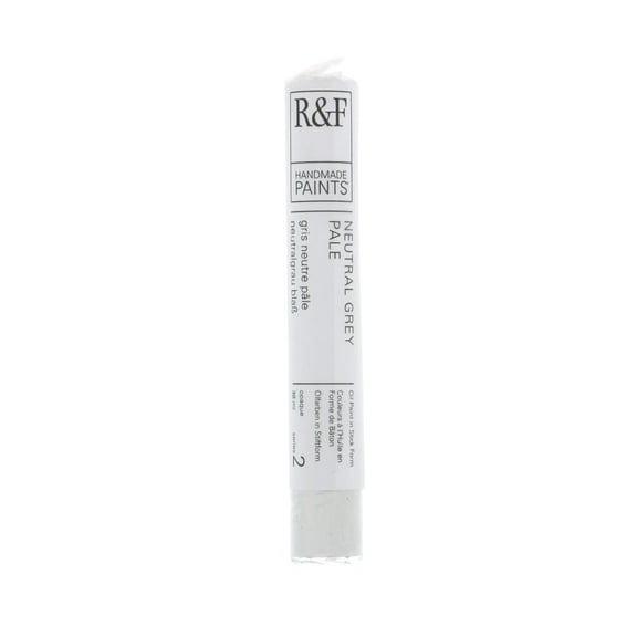 R&F Handmade Paints Pigment Stick, 38ml, Neutral Gray Pale
