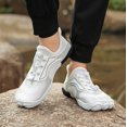 thumbnail image 5 of NOKIO Men's Sneakers Comfortable Wide Width Athlet𝗂c Shoes S𝗅ip On Elastic Adjuatable Strap Cycling Shoes Outdoor Sport Wading Shoes Lightweight Anti-S𝗅ip Swim Shoes, 5 of 8