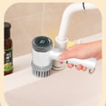 thumbnail image 5 of Electric Spinning Scrubbers Cordless Rechargeable Multifunctional Cleaning Brush With 5 Replaceable Brush Heads, 360-Degree High-Speed Rotation For Kitchen Bathroom Deep Daily, 5 of 5