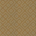 thumbnail image 1 of Ahgly Company Indoor Square Patterned Peru Brown Area Rugs, 7' Square, 1 of 6